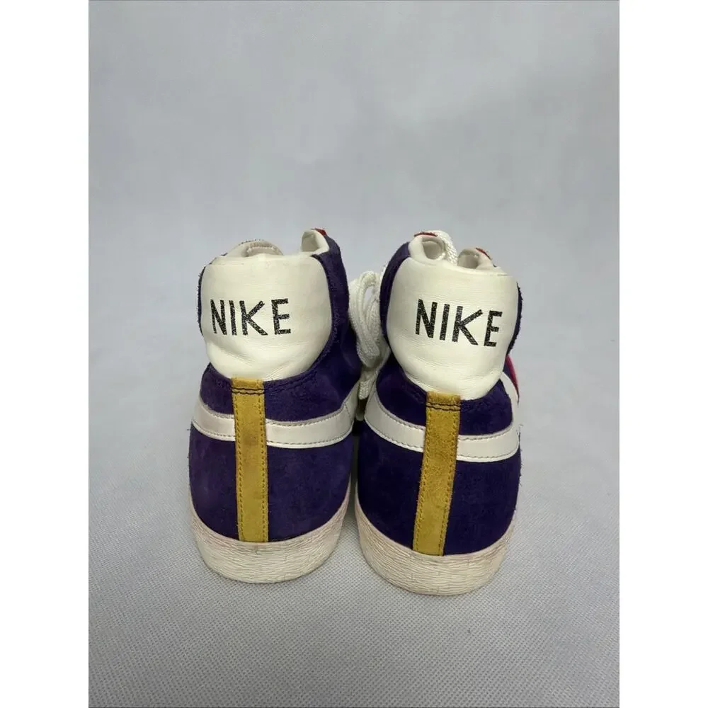 Nike Blazer Mens Size 13 High Top Multi-Color Suede Lace-Up Shoes 508220-010